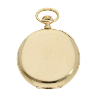 Swiss 18K gold anchor chronometer in special quality Circa 1909