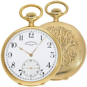 Heavy Swiss 18K gold Chronomètre Royal watch Circa 1910