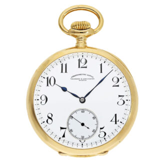 Rare Swiss 18K gold Chronomètre Royal watch Circa 1910