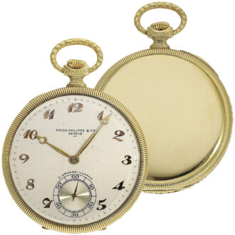 Swiss 18K gold Patek Philippe Breguet-type dress watch Circa 1920