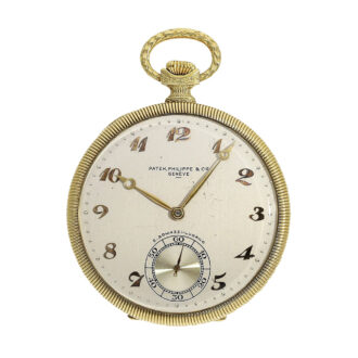Swiss 18K gold Patek Philippe Breguet-type dress watch Circa 1920