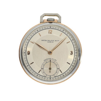 Swiss lever precision watch in white and pink gold Circa 1933