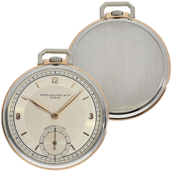 Swiss lever precision watch in white and pink gold Circa 1933