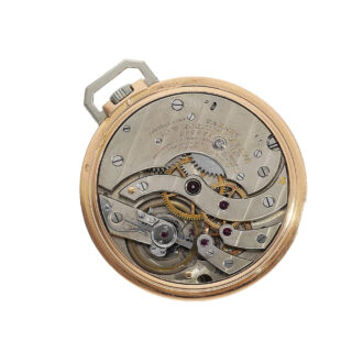 Swiss lever precision watch in white and pink gold Circa 1933