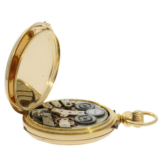 Swiss gold independent dead-second chronograph Circa 1860 Swiss gold independent dead-second chronograph Circa 1860