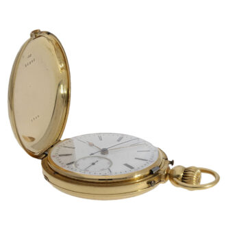 Swiss gold independent dead-second chronograph Circa 1860
