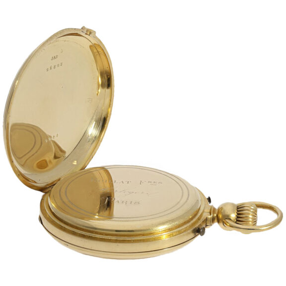 Swiss gold independent dead-second chronograph Circa 1860 Swiss gold independent dead-second chronograph Circa 1860