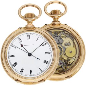 German pocket watch with independent centre-seconds Circa 1910