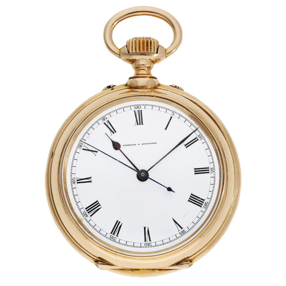 German pocket watch with independent centre-seconds Circa 1910 German pocket watch with independent centre-seconds Circa 1910