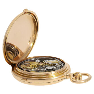 Heavy gold Chronometer with repeater and chronograph Circa 1900
