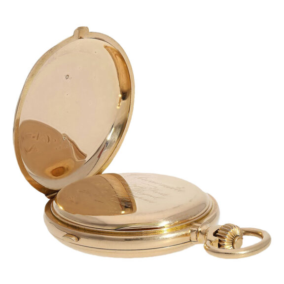 Heavy gold Chronometer with repeater and chronograph Circa 1900 Heavy gold Chronometer with repeater and chronograph Circa 1900