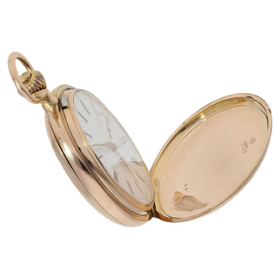 Swiss 18K gold minute repeating pocket watch Circa 1906 Swiss 18K gold minute repeating pocket watch Circa 1906