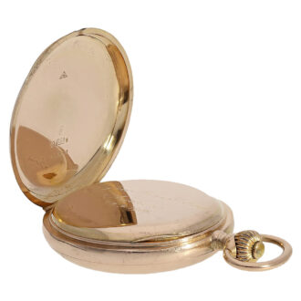 Swiss 18K gold minute repeating pocket watch Circa 1906