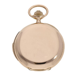 Swiss 18K gold minute repeating pocket watch Circa 1906