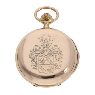 Swiss 18K gold minute repeating pocket watch Circa 1906