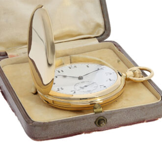 Swiss 18K gold minute repeating lever pocket watch Circa 1875 Swiss 18K gold minute repeating lever pocket watch Circa 1875