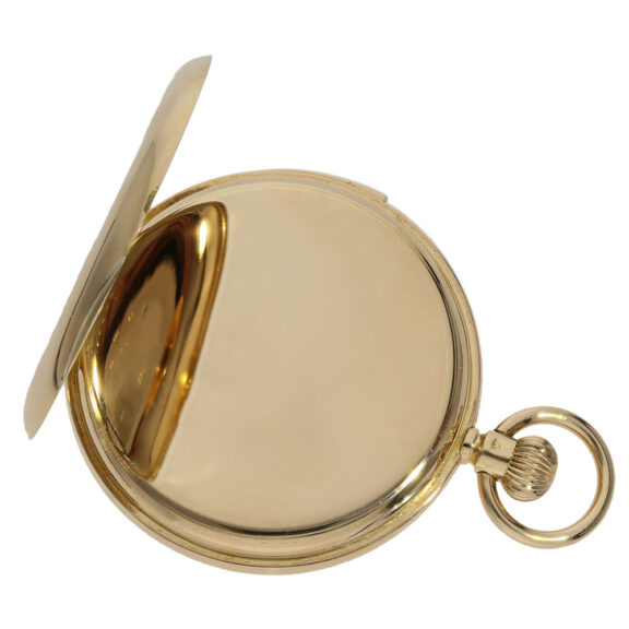 Swiss 18K gold minute repeating lever pocket watch Circa 1875 Swiss 18K gold minute repeating lever pocket watch Circa 1875