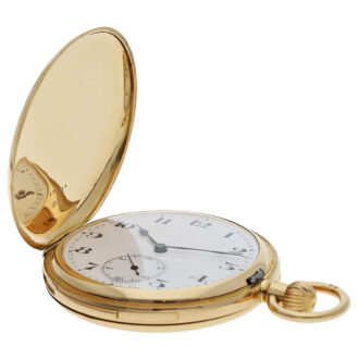 Swiss 18K gold minute repeating lever pocket watch Circa 1875 Swiss 18K gold minute repeating lever pocket watch Circa 1875