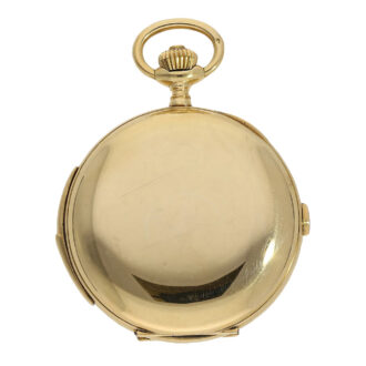 Swiss minute repeating watch with chronograph Circa 1900