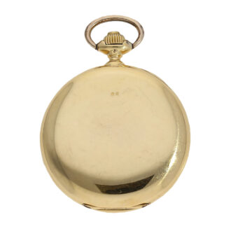 French 18K gold lever chronograph with register Circa 1905
