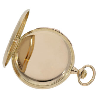 Small Swiss gold minute repeating pocket watch Circa 1910 Small Swiss gold minute repeating pocket watch Circa 1910