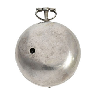 Dutch silver pair-cased Oignon pocket watch Circa 1725