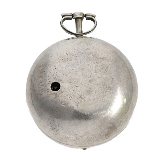 Dutch silver pair-cased Oignon pocket watch Circa 1725 Dutch silver pair-cased Oignon pocket watch Circa 1725