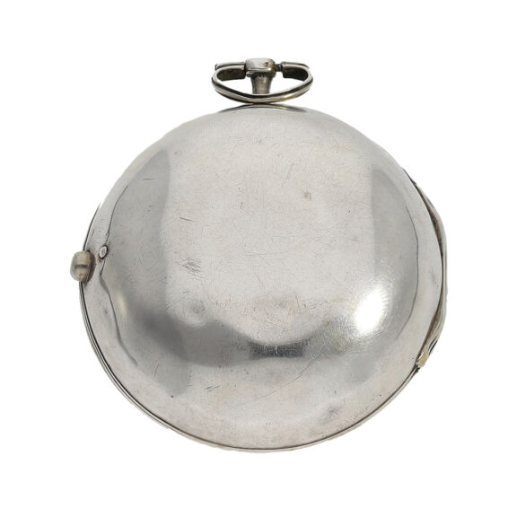 Dutch silver pair-cased Oignon pocket watch Circa 1725 Dutch silver pair-cased Oignon pocket watch Circa 1725