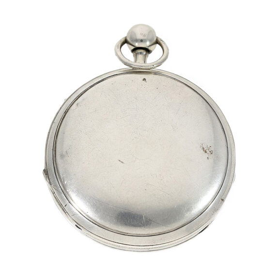 Swiss silver repeating watch with figured automaton Circa 1820 Swiss silver repeating watch with figured automaton Circa 1820