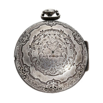 Large French silver verge oignon pocket watch Circa 1690 Large French silver verge oignon pocket watch Circa 1690