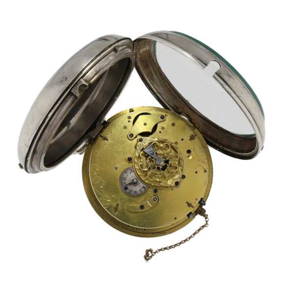 French silver repeating coach clock with alarm Circa 1800 French silver repeating coach clock with alarm Circa 1800