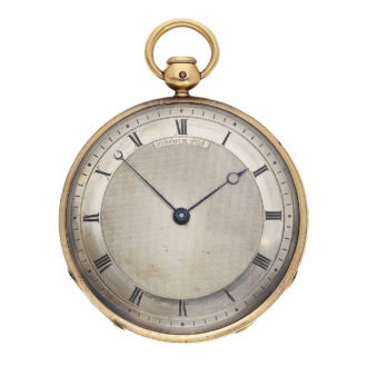 French 18K gold repeating cylinder Lépine watch Circa 1830