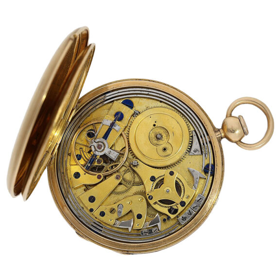 French 18K gold repeating cylinder Lépine watch Circa 1830 French 18K gold repeating cylinder Lépine watch Circa 1830