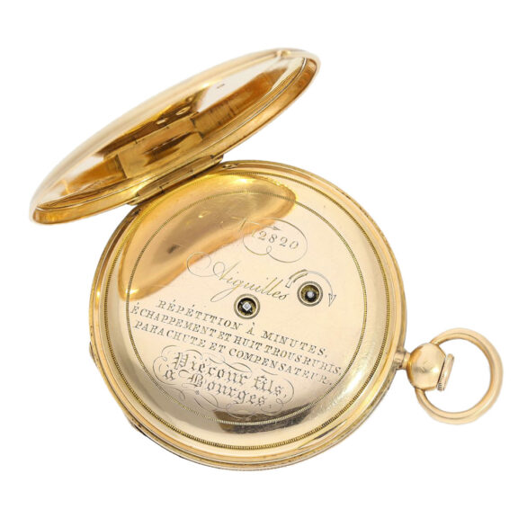 French 18K gold repeating cylinder Lépine watch Circa 1830 French 18K gold repeating cylinder Lépine watch Circa 1830