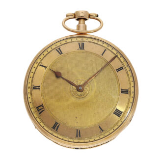 Swiss gold repeating watch with musical movement Circa 1820