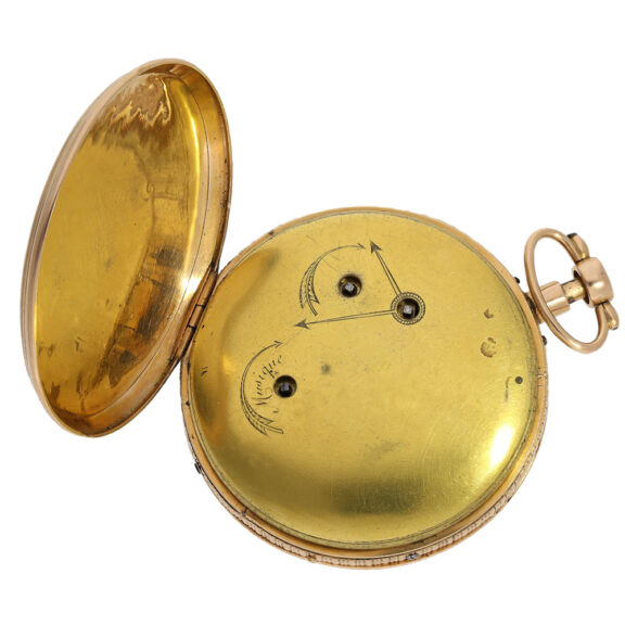 Swiss gold repeating watch with musical movement Circa 1820 Swiss gold repeating watch with musical movement Circa 1820