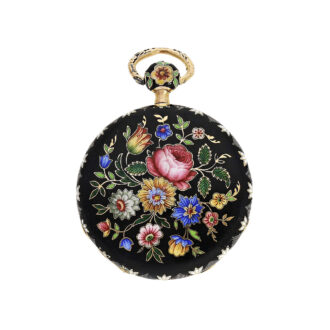 Swiss gold and enamel watch for the Ottoman market Circa 1855