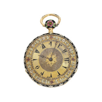 Swiss gold and enamel watch for the Ottoman market Circa 1855