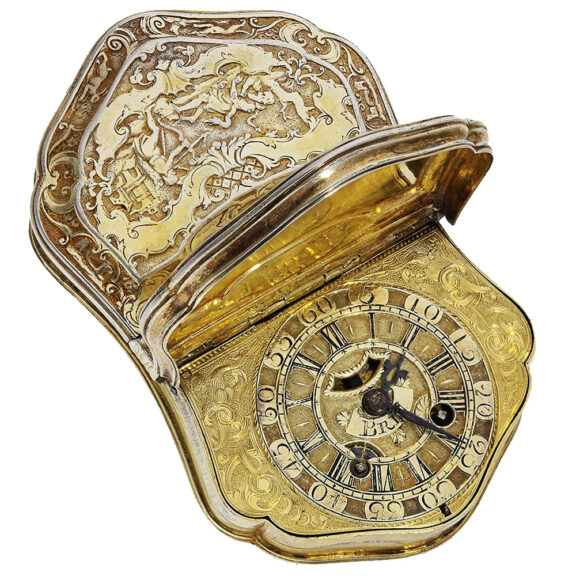 Bohemian snuff box with concealed verge watch Circa 1720-1730 Bohemian snuff box with concealed verge watch Circa 1720-1730