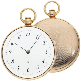 French quarter repeating watch with self-strike Circa 1820