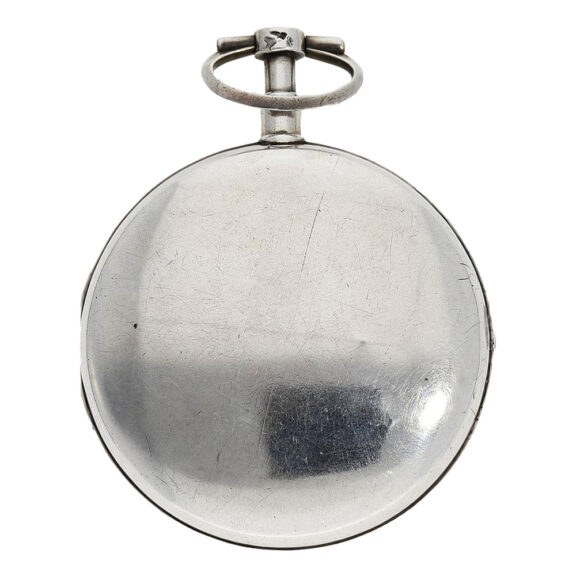 French silver pocket watch with wandering hours Circa 1820 French silver pocket watch with wandering hours Circa 1820