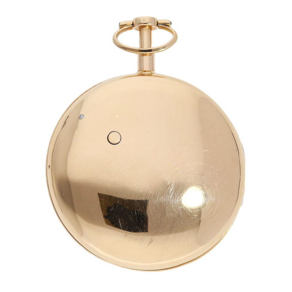 French gold quarter repeating à toc pocket watch Circa 1780 French gold quarter repeating à toc pocket watch Circa 1780