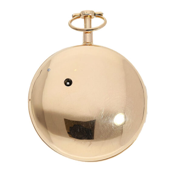 French gold quarter repeating à toc pocket watch Circa 1780 French gold quarter repeating à toc pocket watch Circa 1780