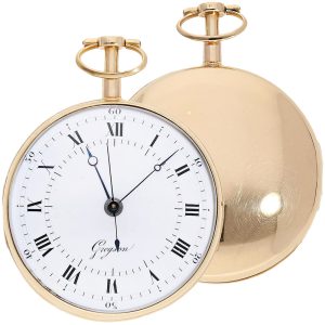 French gold quarter repeating à toc pocket watch Circa 1780