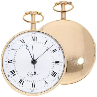 French gold quarter repeating à toc pocket watch Circa 1780
