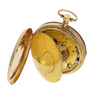 French verge watch with Jacquemart figure automaton Circa 1800
