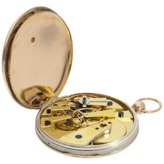 Swiss impressively large and elegant pocket watch Circa 1820