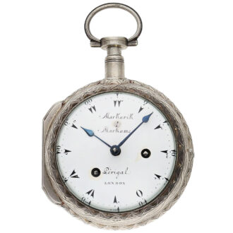 Swiss repeating coach clock decorated with Tortoiseshell Circa 1800