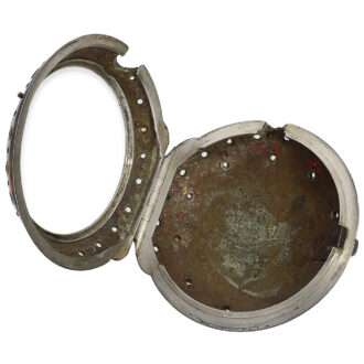 Swiss repeating coach clock decorated with Tortoiseshell Circa 1800