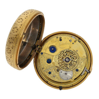 English 18K gold repeater with stoppable seconds Circa 1815 English 18K gold repeater with stoppable seconds Circa 1815